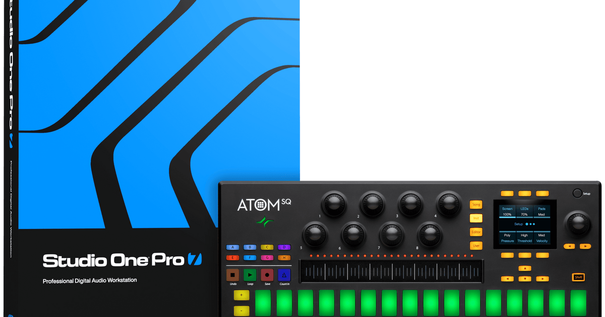 PreSonus ATOM パフォーマンスパッドコントローラー Amazon | PreSonus ATOM MIDI オーディオ ポータブル