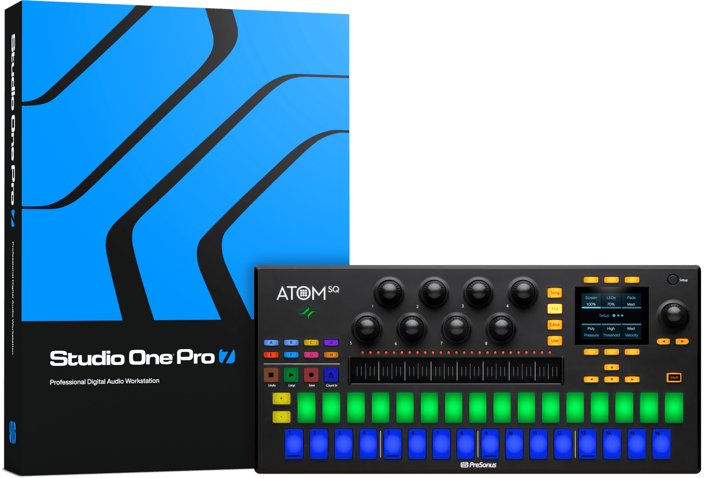 PreSonus ATOM SQ MIDIコントローラー ATOM SQ Controller – PreSonus