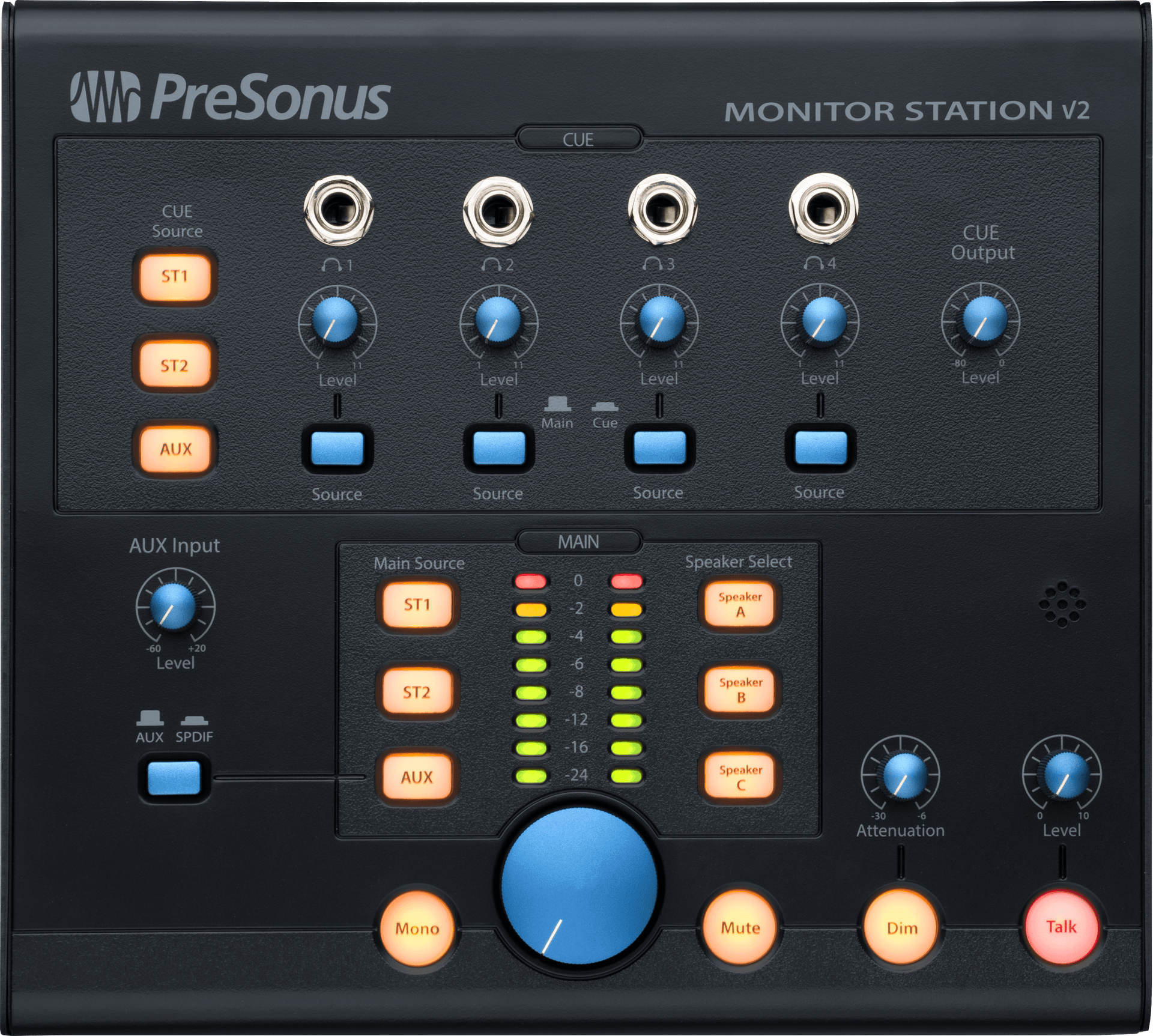 アニメ映画　PreSonus MONITOR STATION V2 2777400206_pre_con_frt_1_nr.