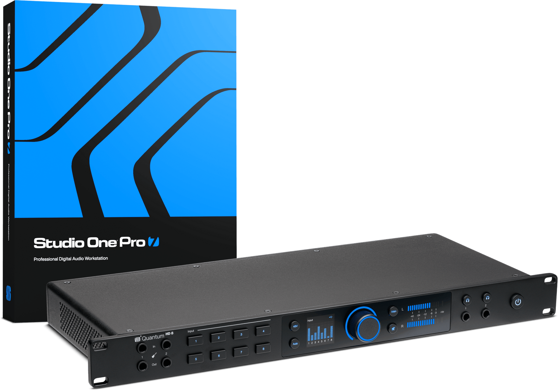 Presonus Quantum 4848 オーディオインターフェイス PreSonus】同社史上最速を誇る超低レーテンシーのオーディオ