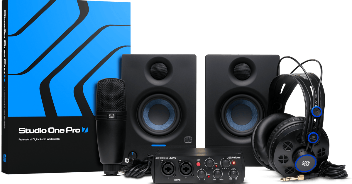AudioBox USB® 96 Complete Bundle – PreSonus