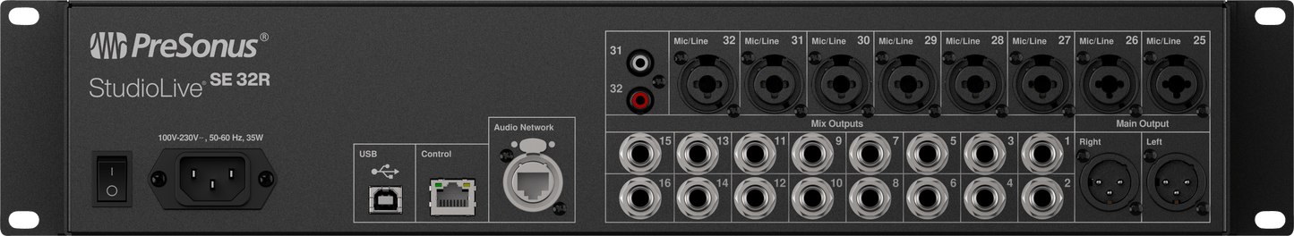 StudioLive® SE 32R Digital Rack Mixer