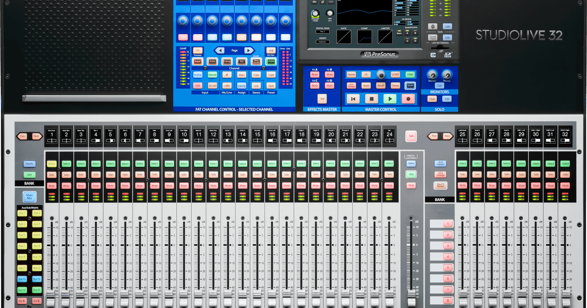 StudioLive® Series III 32 Digital Console Mixer – PreSonus