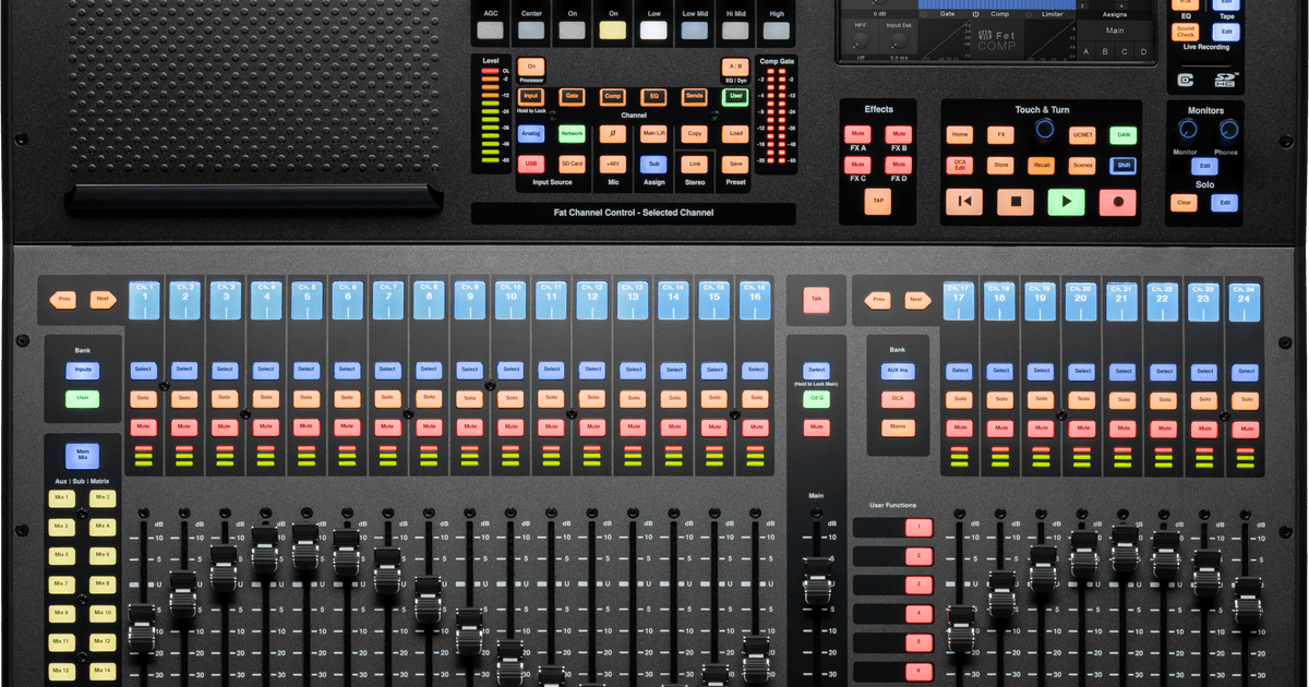 StudioLive® SE 24 Digital Console Mixer – PreSonus