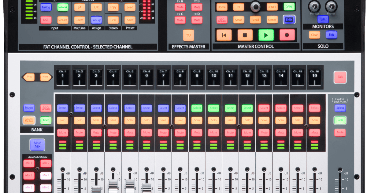 StudioLive® 32SC Digital Console Mixer – PreSonus