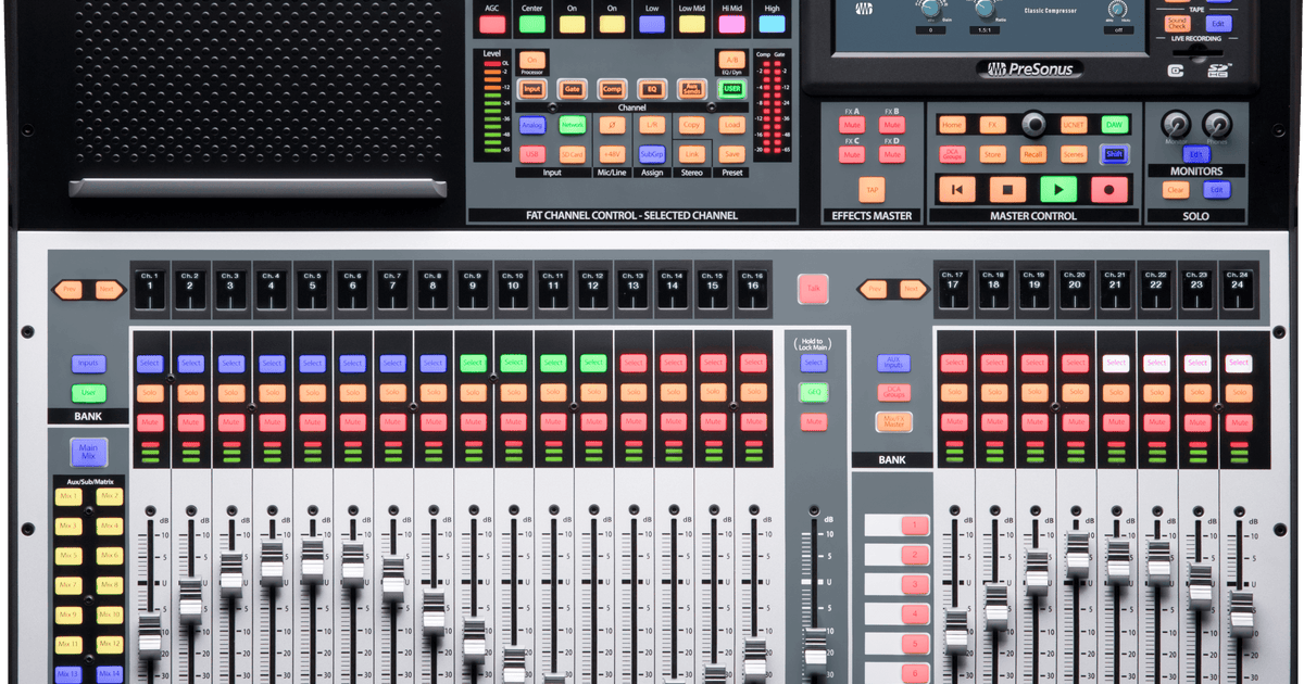 StudioLive® 32SX Digital Console Mixer – PreSonus