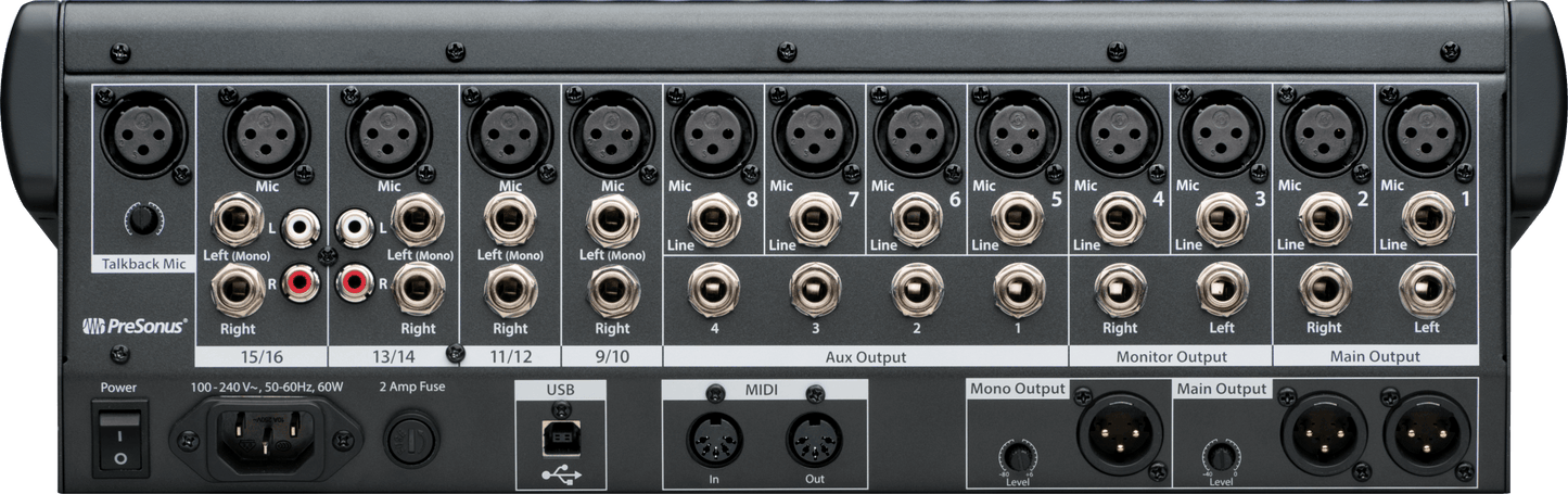 StudioLive® Classic 16.0.2 USB Digital Console Mixer