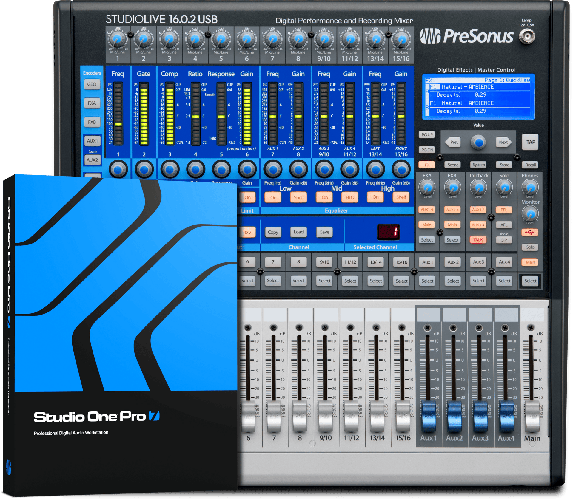 StudioLive® Classic 16.0.2 USB Digital Console Mixer – PreSonus StudioLive® Classic 16.0.2 USB Digital Console Mixer – PreSonus